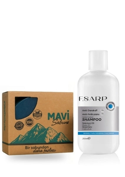 Şampuan  + Mavi Sabun