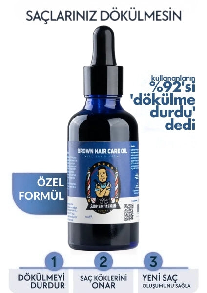Brown Hair Care Oil