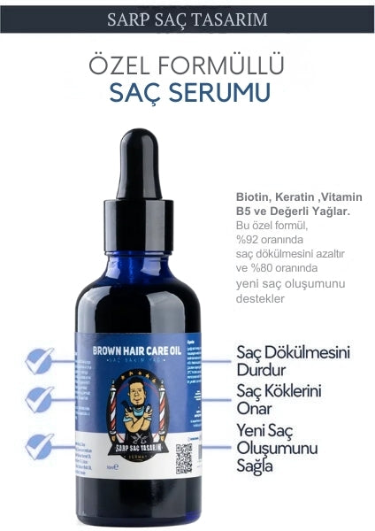 Brown Hair Care Oil