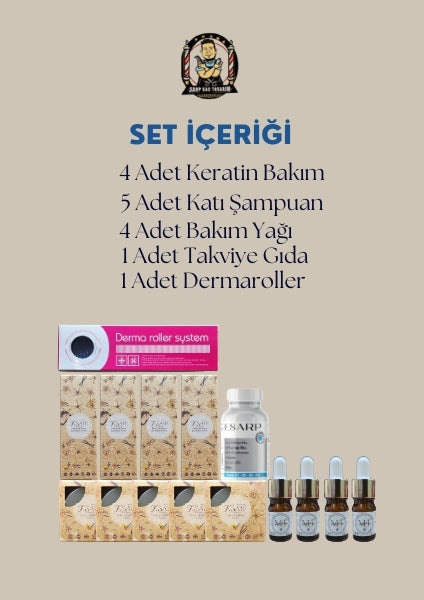 Set 5-4 Aylık Kullanım (Yıpranmış Saçlar Için Özel Set)